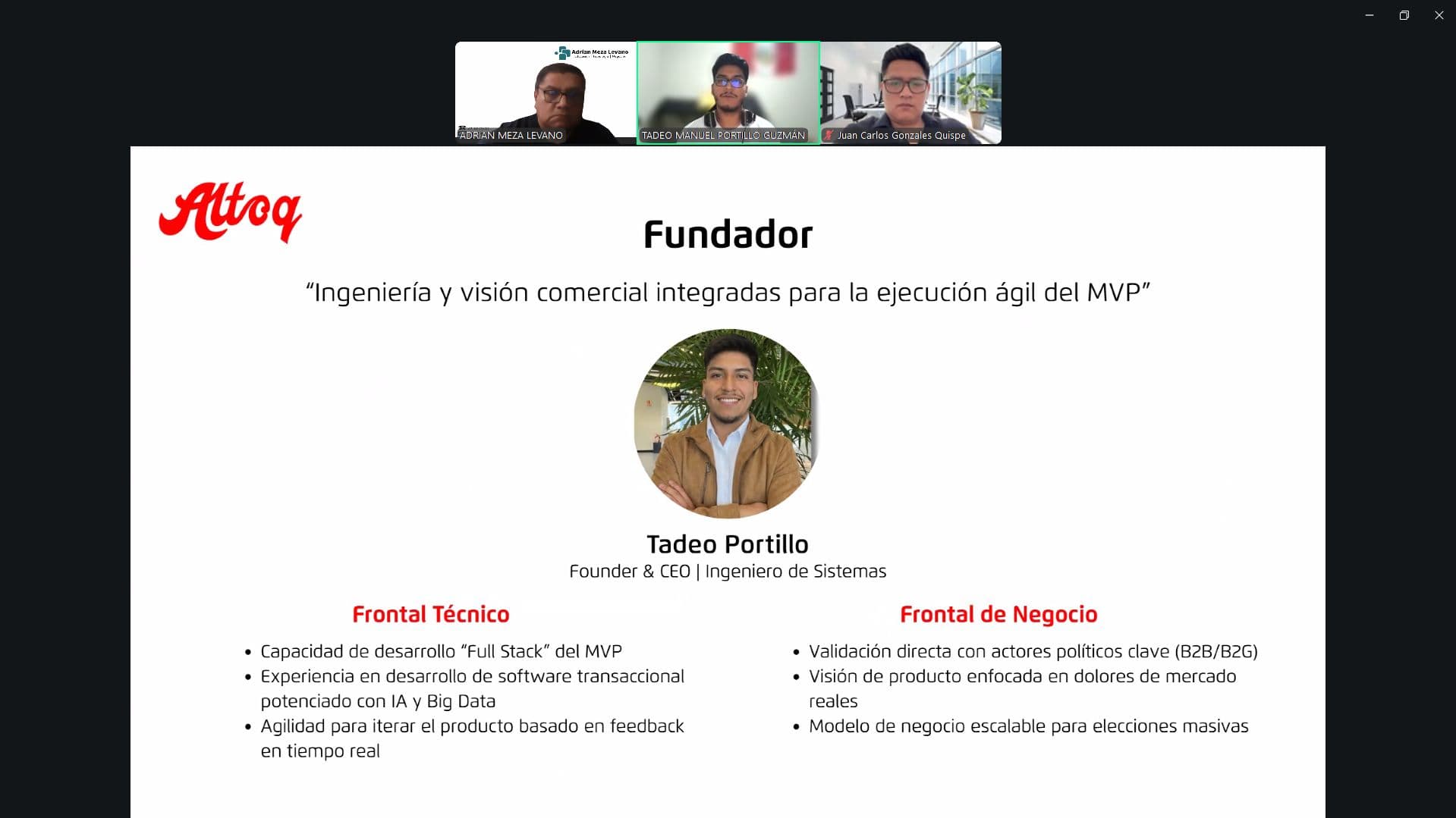 Altoq - Resultado